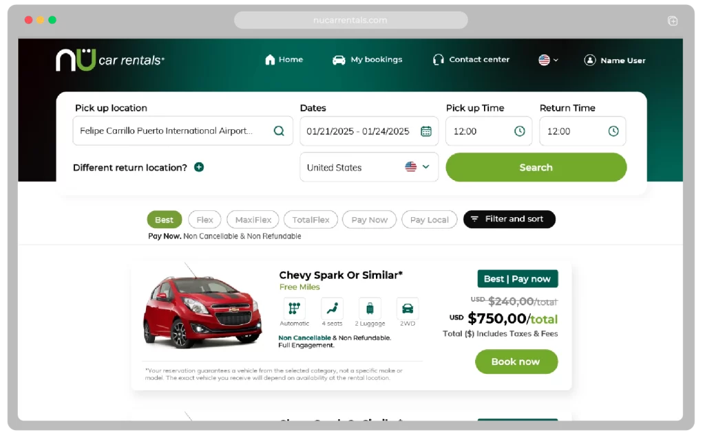website-rental-car